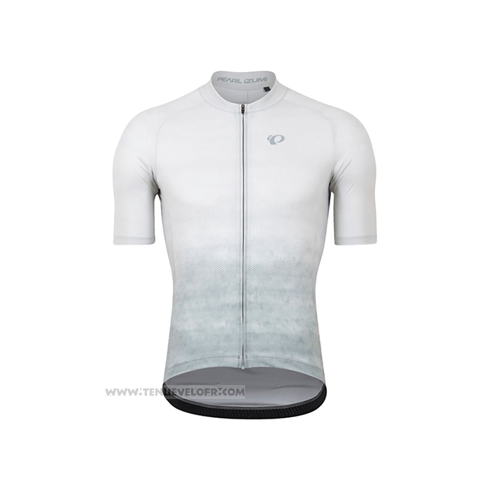 2021 Maillot Cyclisme Pearl Izumi Blanc Gris Manches Courtes et Cuissard